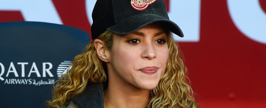 Shakira Cheers On Gerard Pique With Milan and Sasha