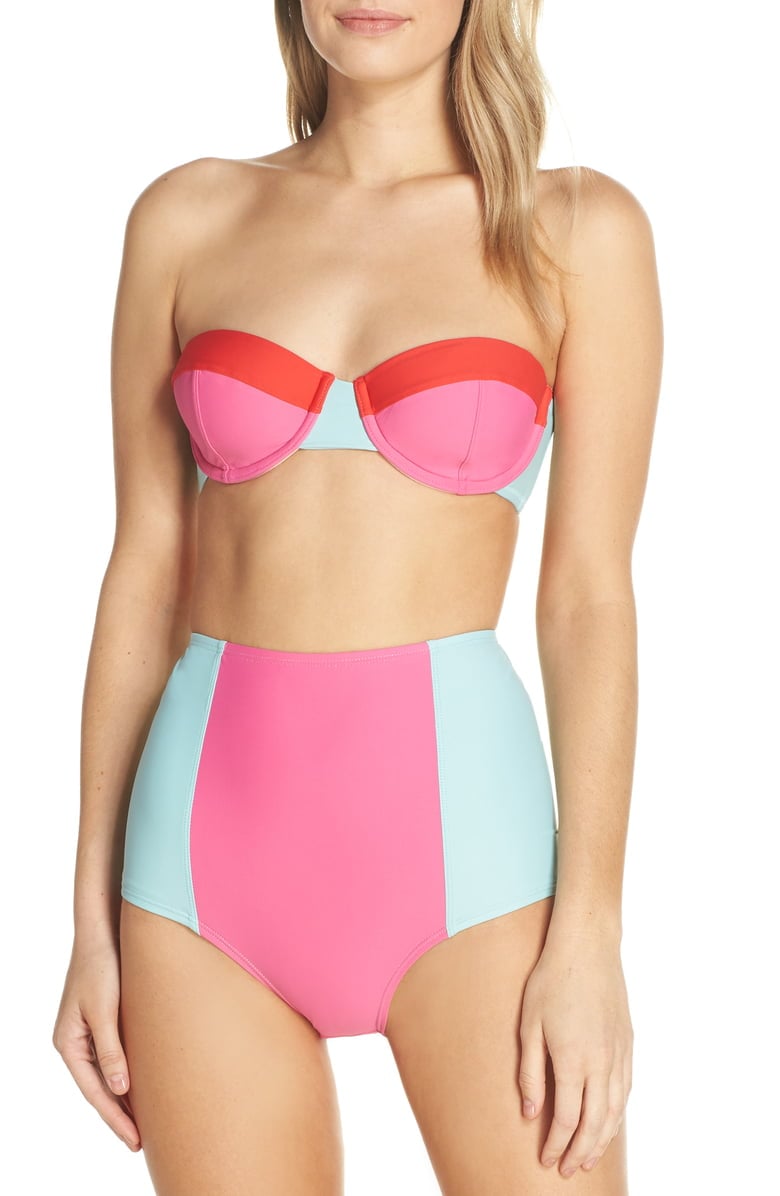 j crew colorblock swimsuit