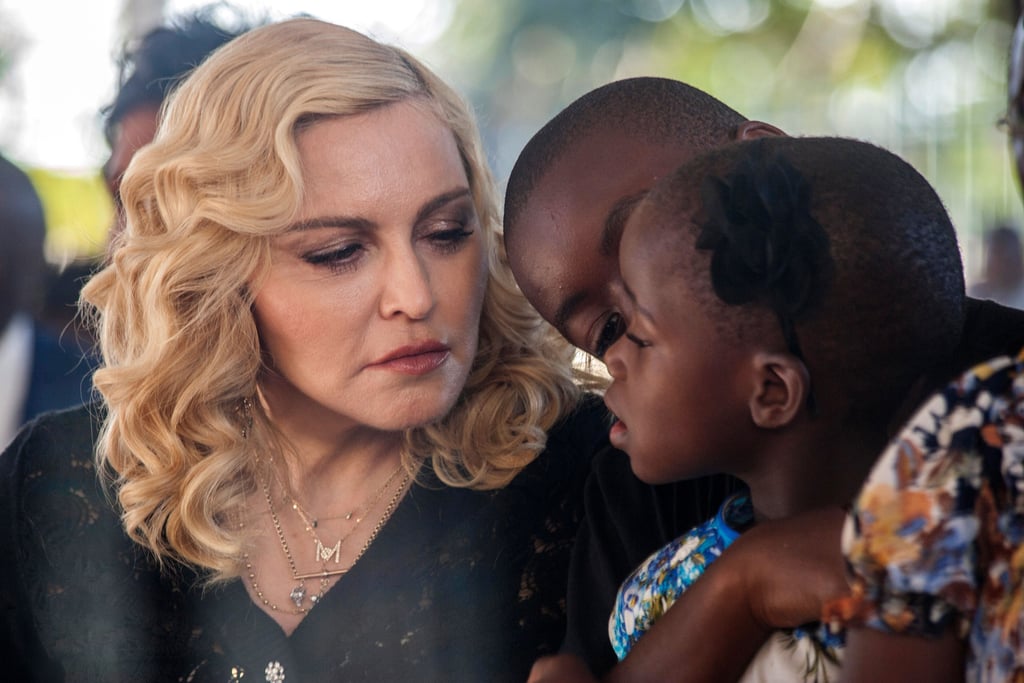 Madonna With Her Kids Opening Hospital in Malawi July 2017
