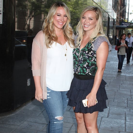 Hilary and Haylie Duff in NYC Photo September 2015