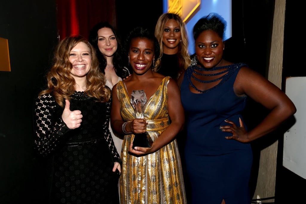 The Orange Is the New Black girls practically glowed with their win.