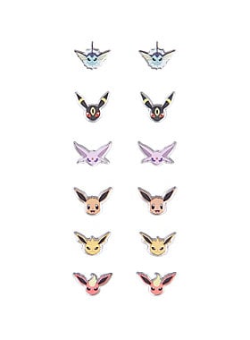Pokémon Evee Evolution Earrings Set