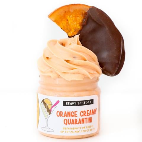 Orange Creamy Quarantini — 6 Jars