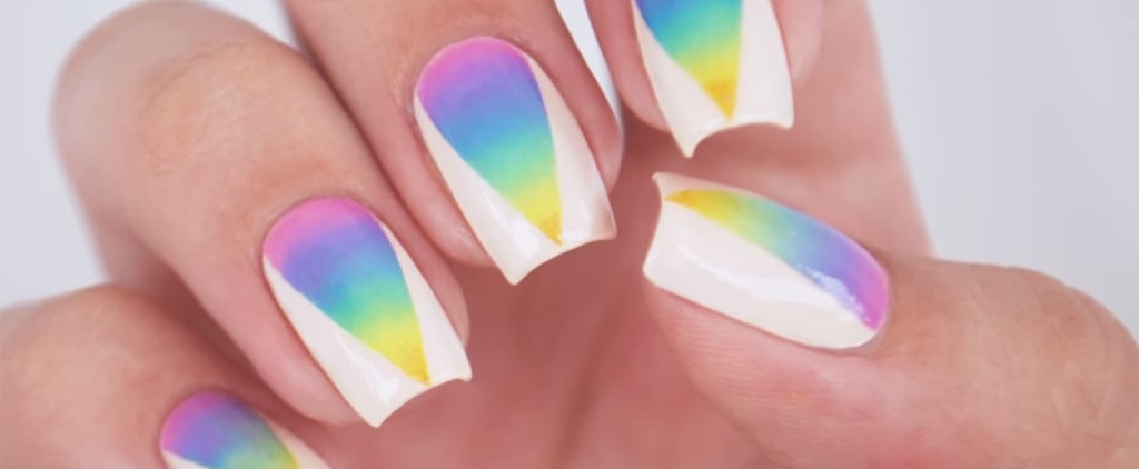 Rainbow Ombre Nail Art Tutorial