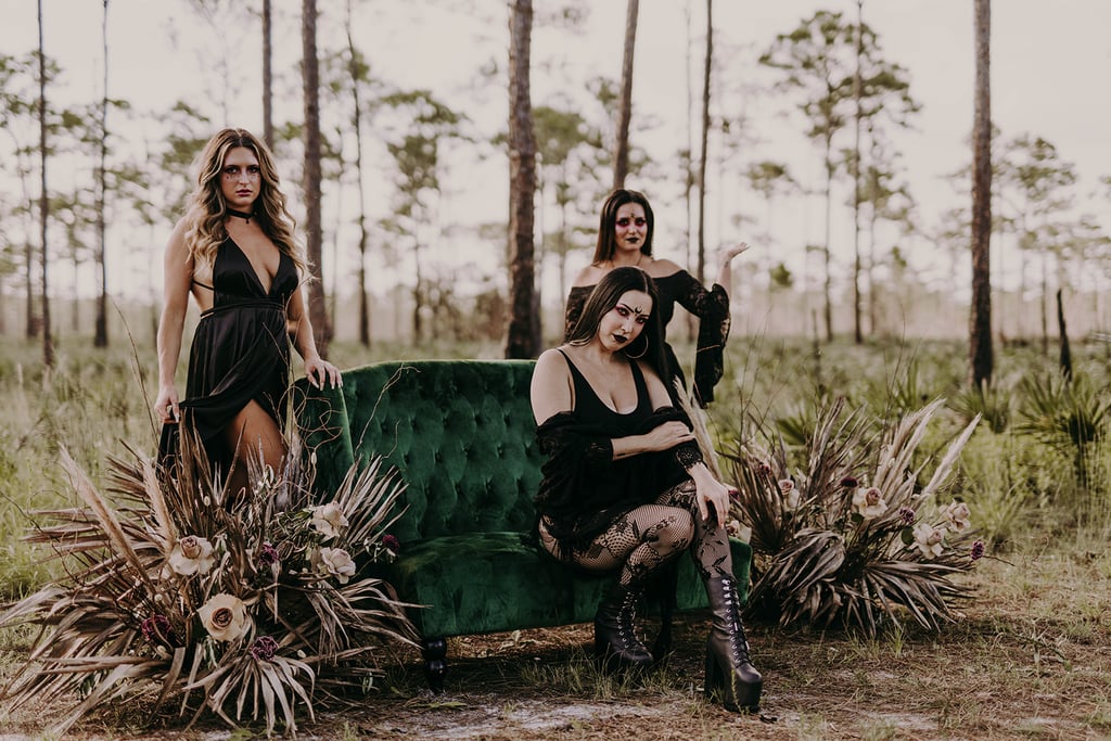 Witch-Inspired Halloween Wedding Shoot​