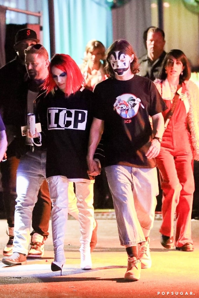 Halsey and Evan Peters at Halloween Party Pictures