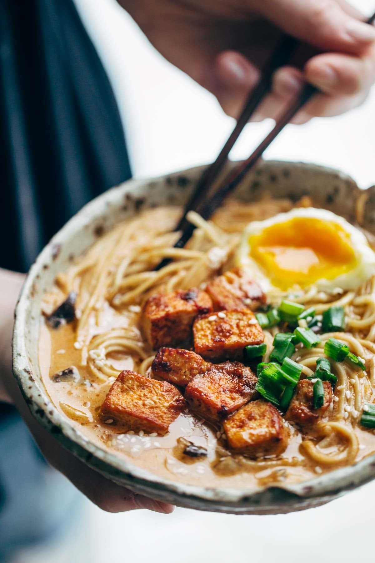 Ramen Recipes Popsugar Food Bowl of easy vegan ramen made with tofu. ramen recipes popsugar food