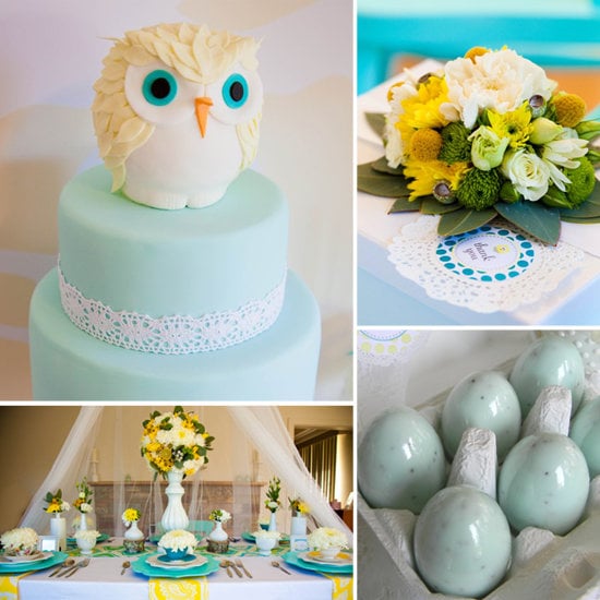 A Flower- and Owl-Filled Baby Shower
