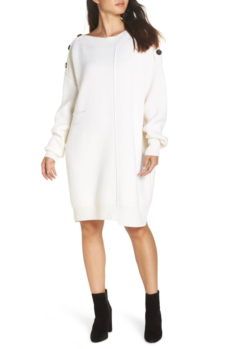 Caara Marik Crème Sweater Dress