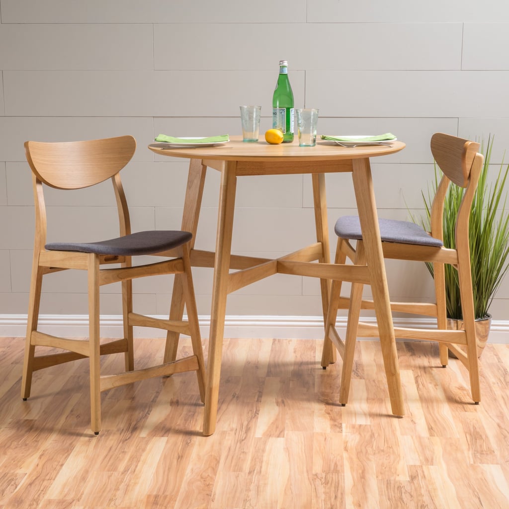 A Modern Dining Set: Noble House Mitchell Counter Height Dining Set