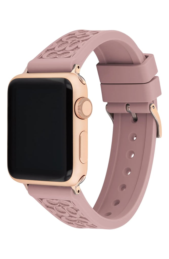 Coach Signature C Rubber Apple Watch Band