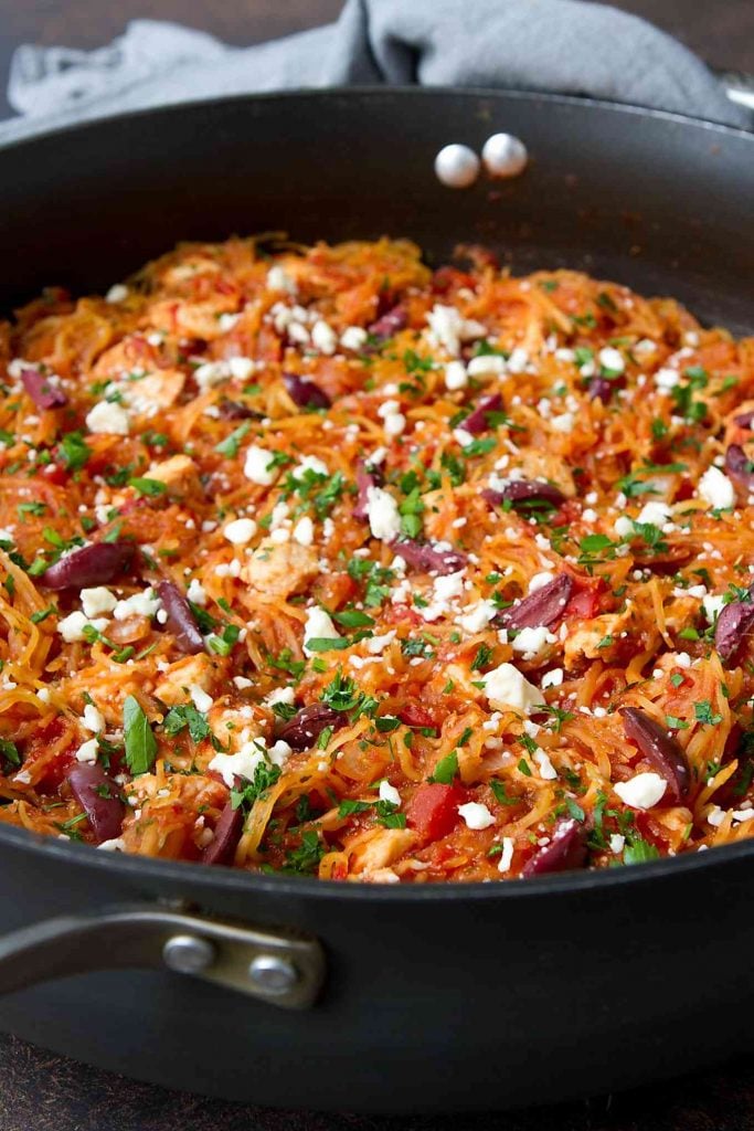 Chicken Spaghetti Squash Skillet