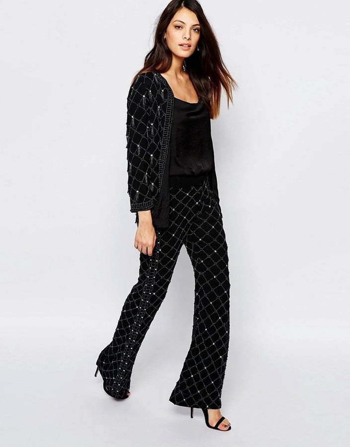 French Connection Pearl Caged Jacket ($385) and Pants ($334)