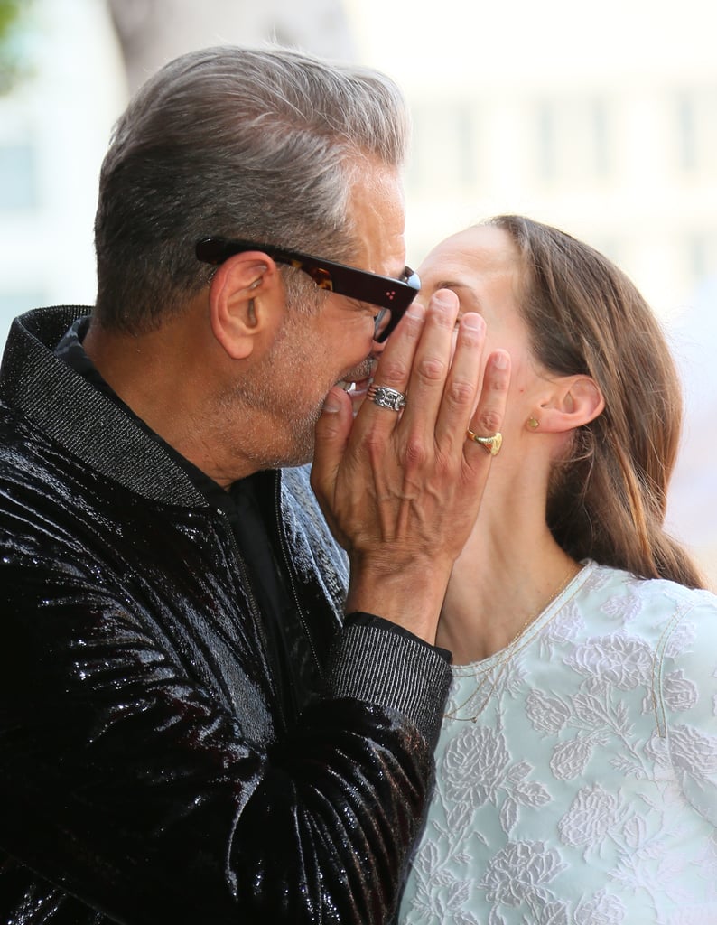 Jeff Goldblum and Family at Hollywood Walk of Fame Ceremony