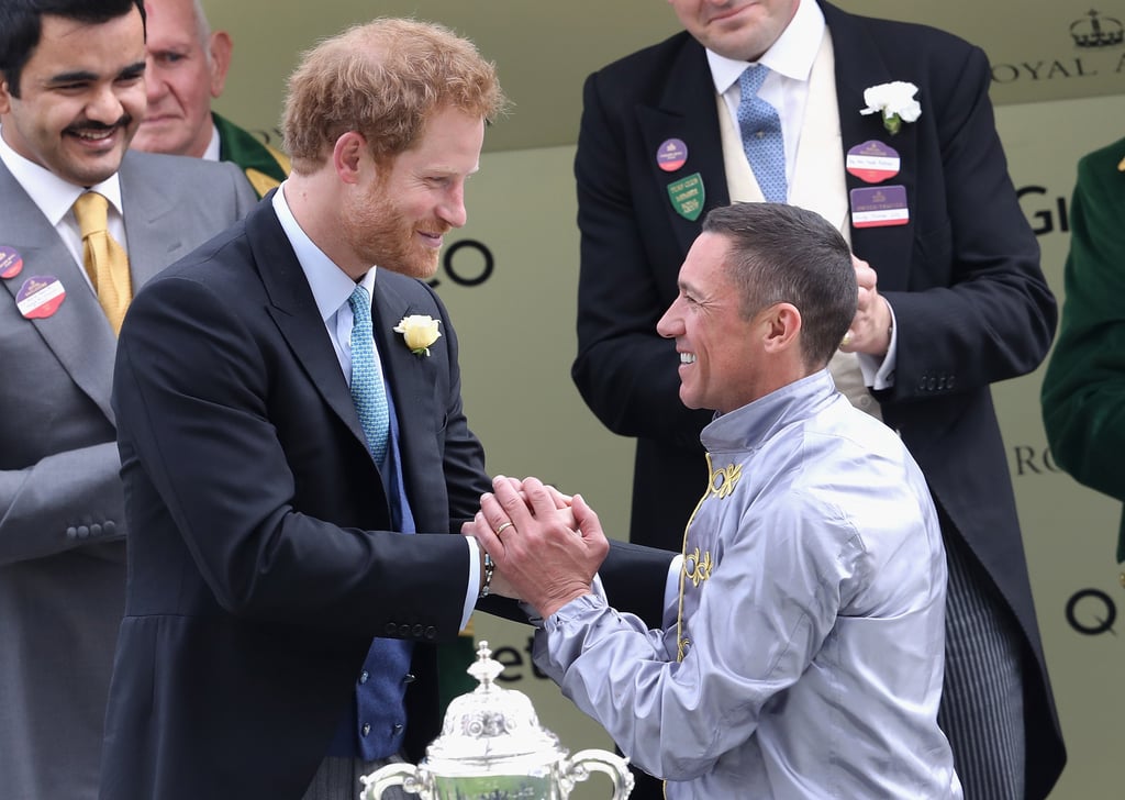 Prince Harry and Frankie Dettori, 2016