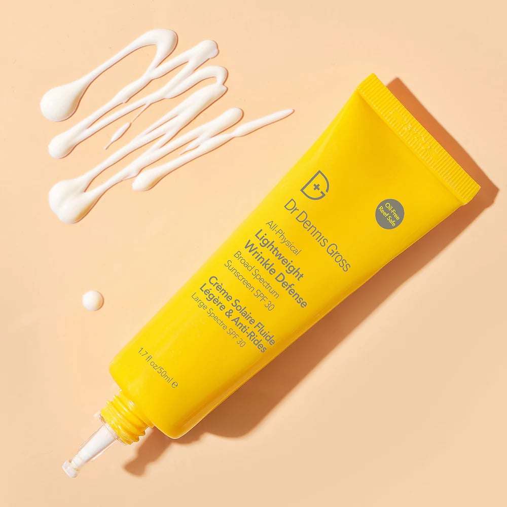 Lightweight. Sunscreen: Dr. Dennis Gross Skincare All-Physical Wrinkle Defence Sunscreen SPF 30