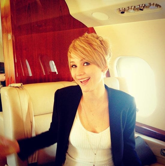 Jennifer talked about her pixie haircut during a 2013 Q&A, joking around as usual:
"It grew to an awkward-gross length, and I kept putting it back in a bun, and I was like 'I don't want to do this,' so I just cut it off. It couldn't get any uglier."
Source: Facebook user Jennifer Lawrence