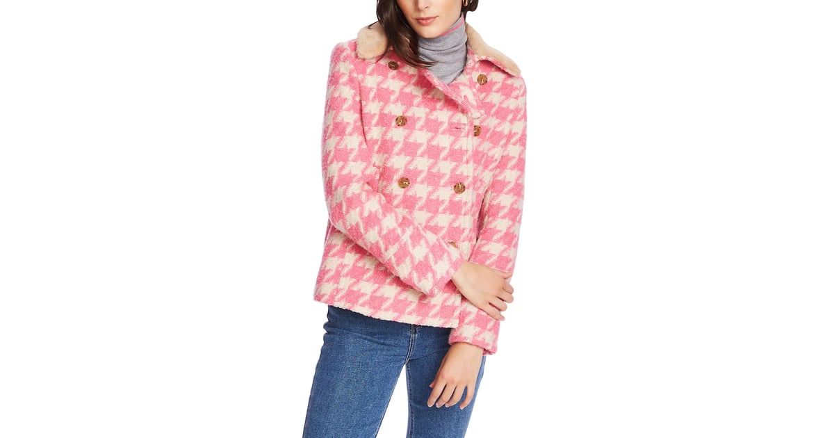Houndstooth hotsell peacoat women's