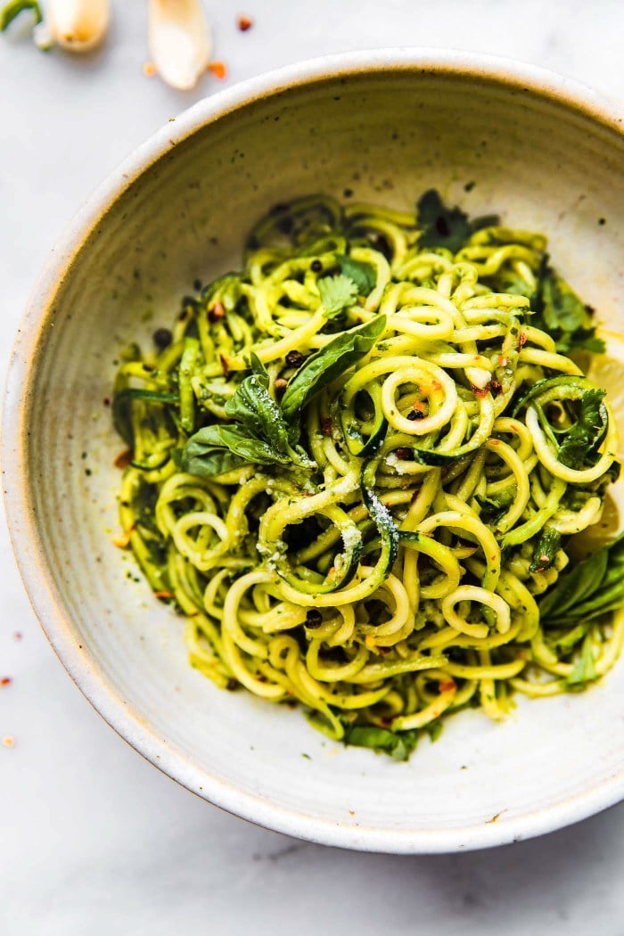 roasted zoodles