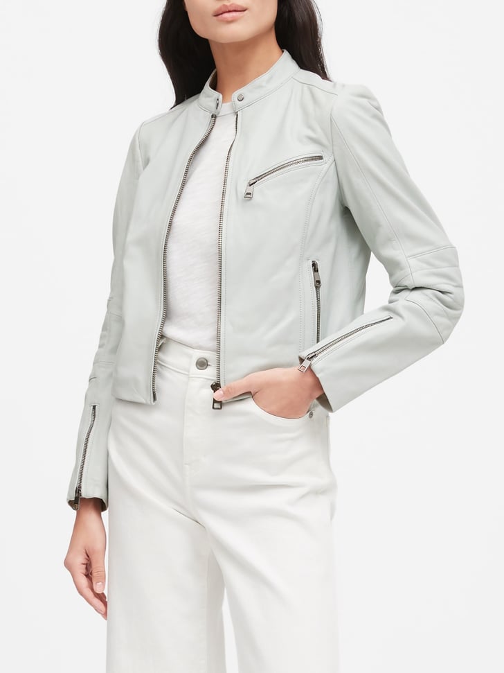 Banana Republic Leather Biker Jacket The Best Jackets and Coats For