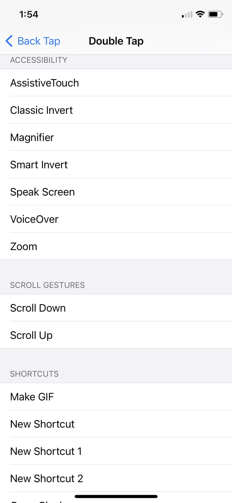 You Can Also Choose From Accessibility Features Like "Magnifier" and "VoiceOver"