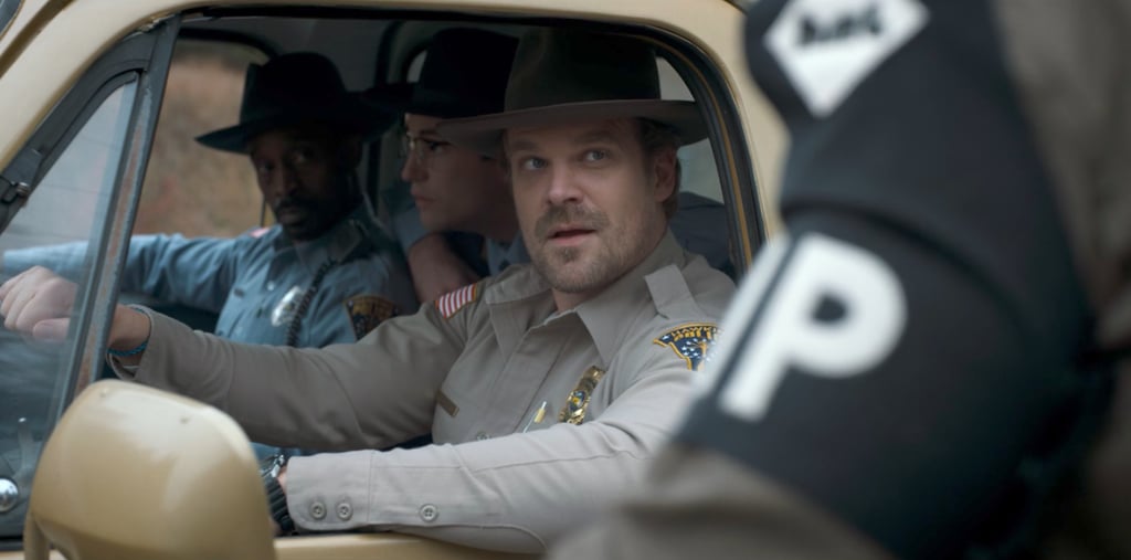 When He Rolls Up to Hawkins National Lab With His Loyal Sidekicks Hot