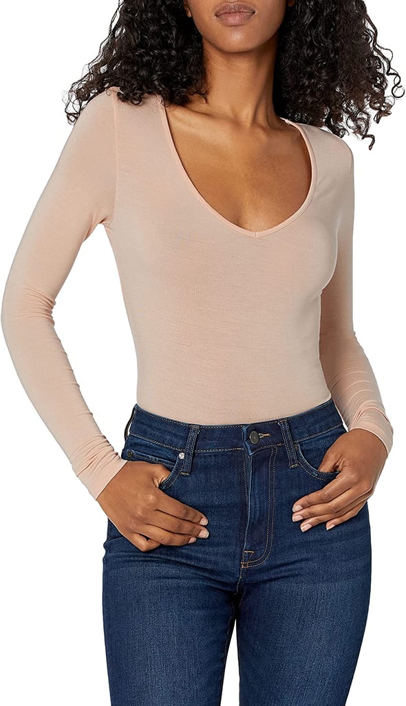 For the Perfect Fall Layer: The Drop Patricia Second Skin Bodysuit