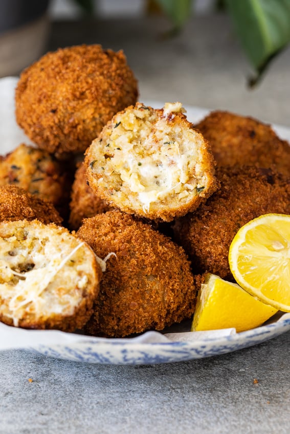 Leftover Cheesy Stuffing Balls