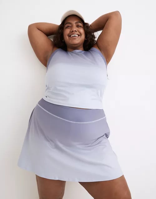 Madewell Plus MWL Flex Fitness Skirt in Ombré Print
