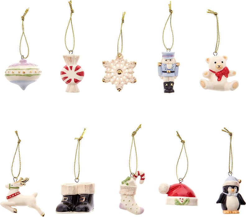 An Ornament Set: Lenox Christmas Memories 10-Piece Ornament Set