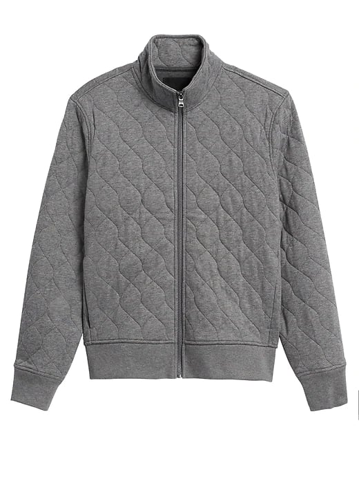 Cozy Quilted Track Jacket