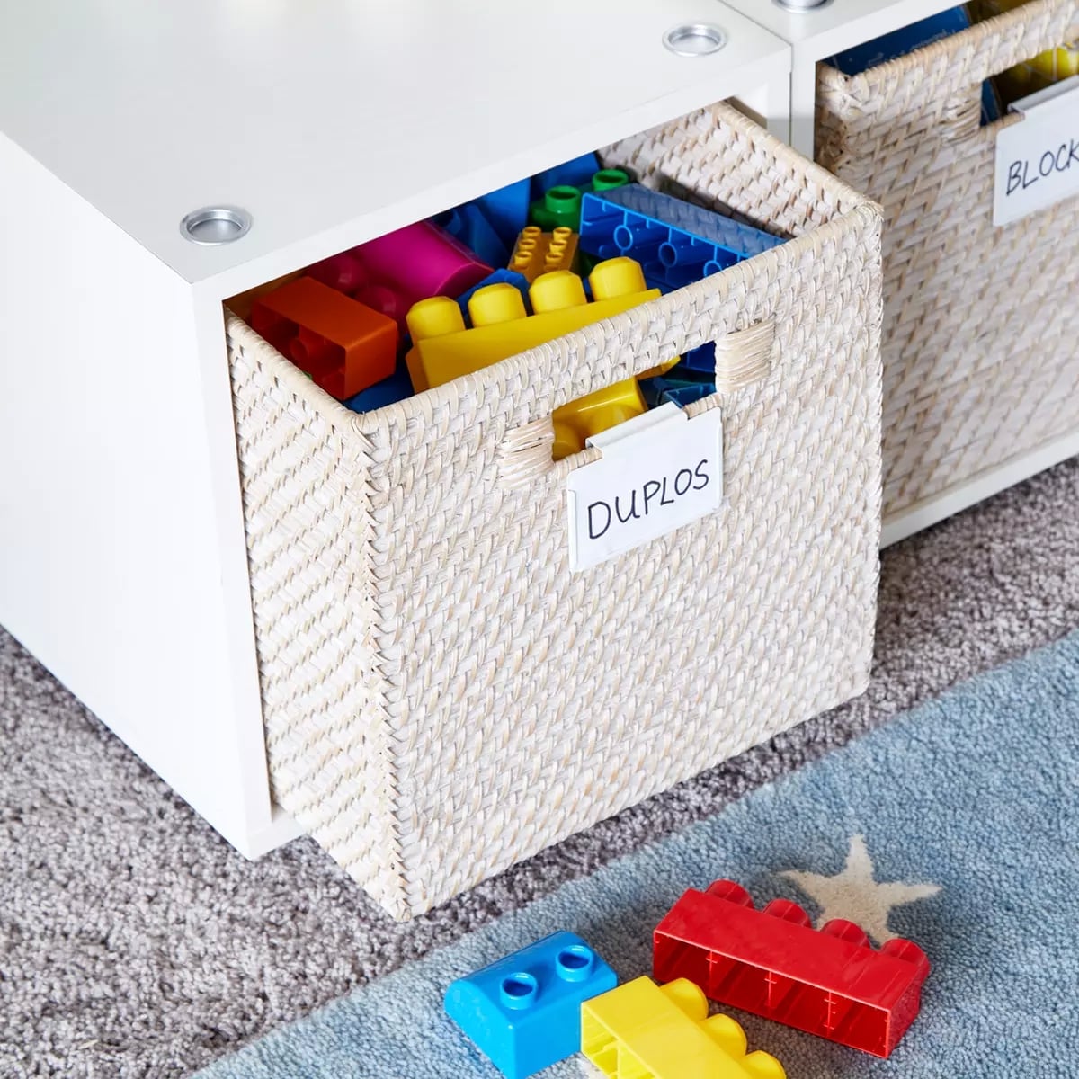 rattan toy box