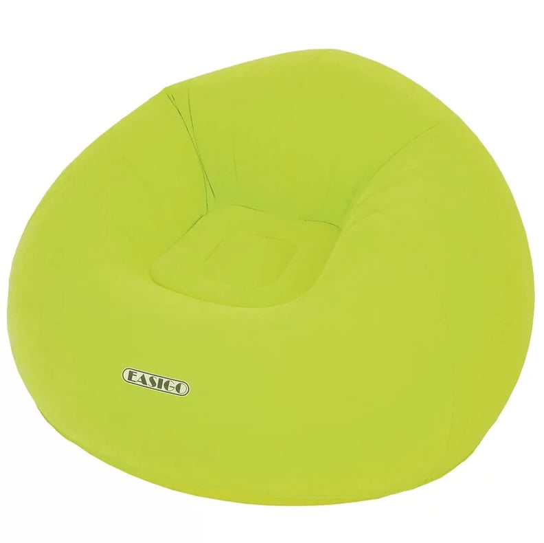 Bean Bag Inflatable Chair in Lime Green