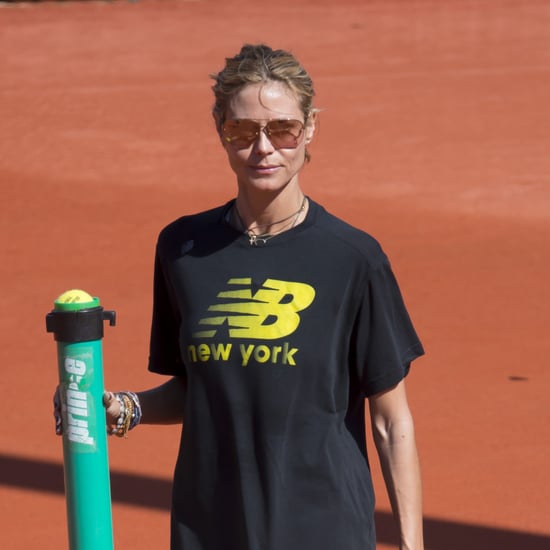 Heidi Klum Playing Tennis