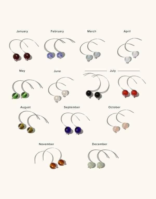 CLED Birth Colors Earrings