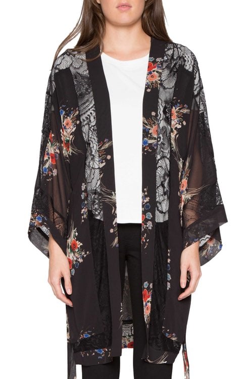 Or try this black Willow & Clay Women's Floral Print Robe ($119).