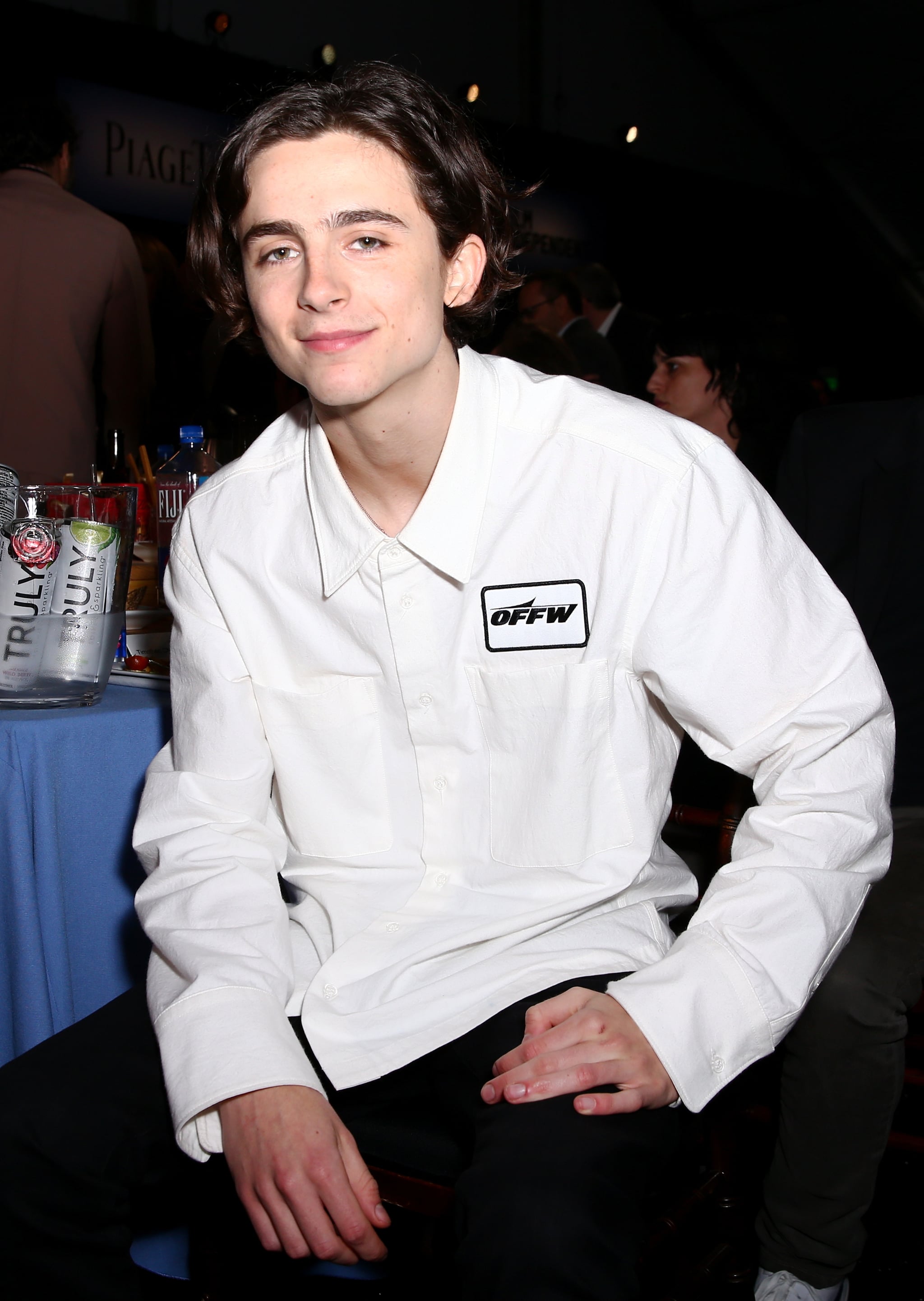 Timothee chalamet white shirt 2025