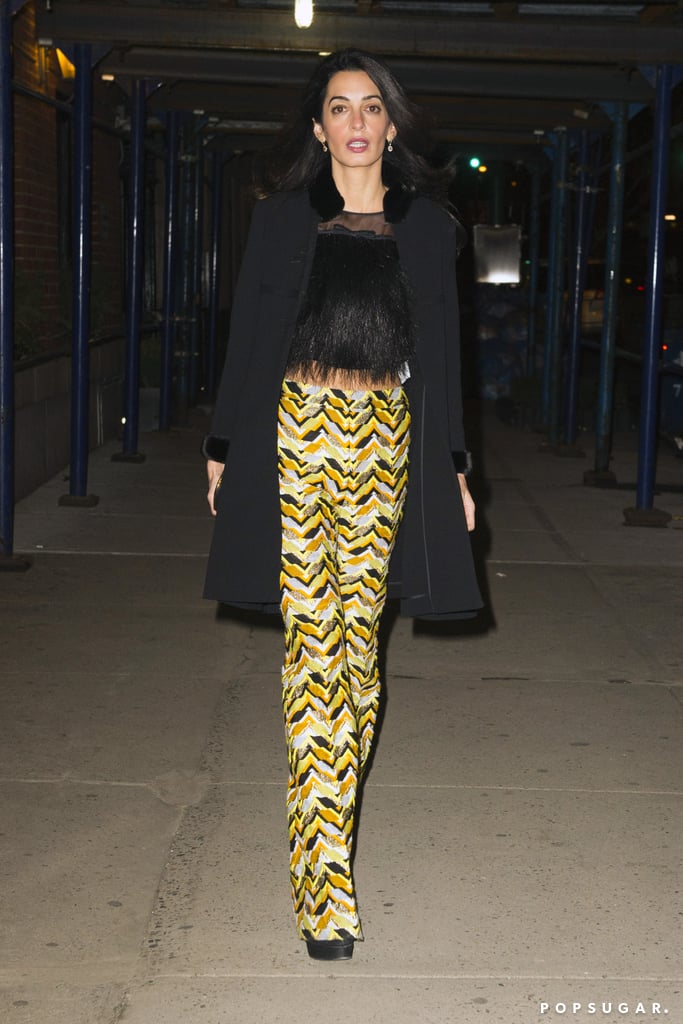Amal Clooney Out to Dinner March 2015 | Pictures