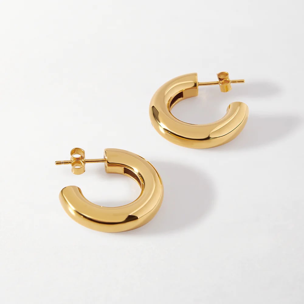 Edge of Ember Grace Chunky Hoop Earrings
