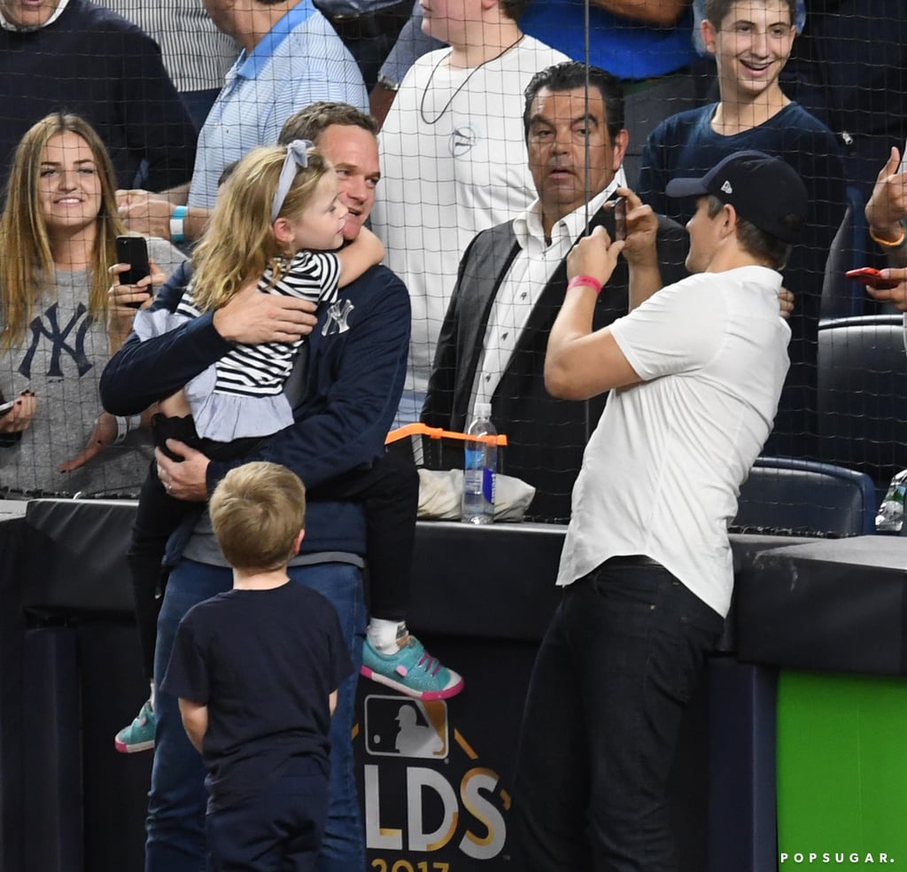 Neil Patrick Harris and His Family at NY Yankees Game 2017 | POPSUGAR ...