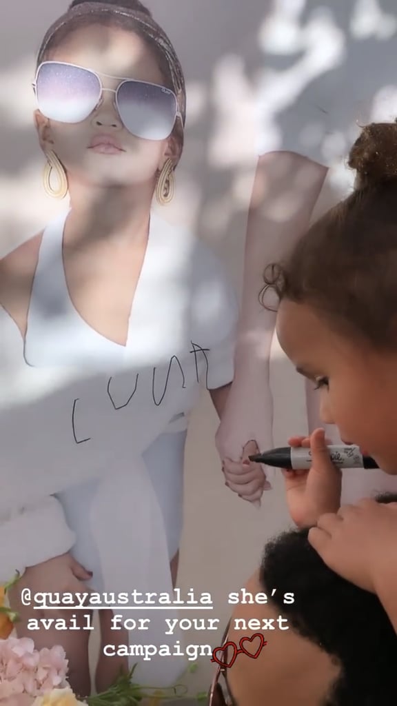 Chrissy Teigen, John Legend, and Luna at Quay Event | Photos