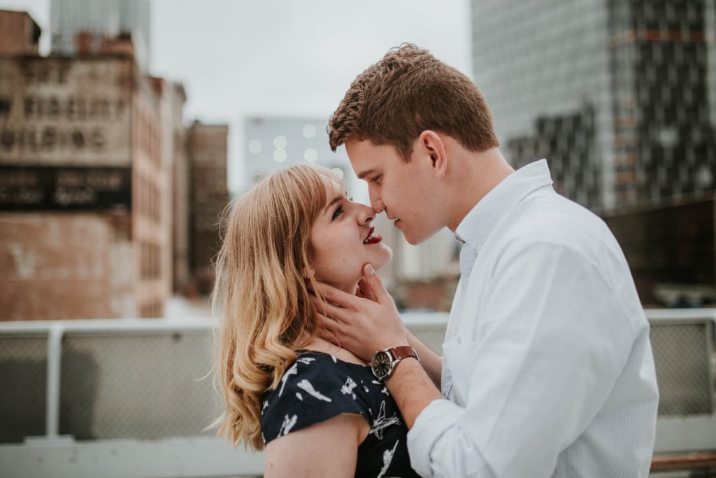 Rooftop Engagement Shoot POPSUGAR Love & Sex