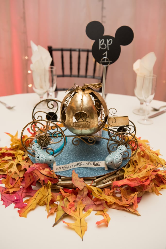 Fall Wedding With Disney Centerpieces