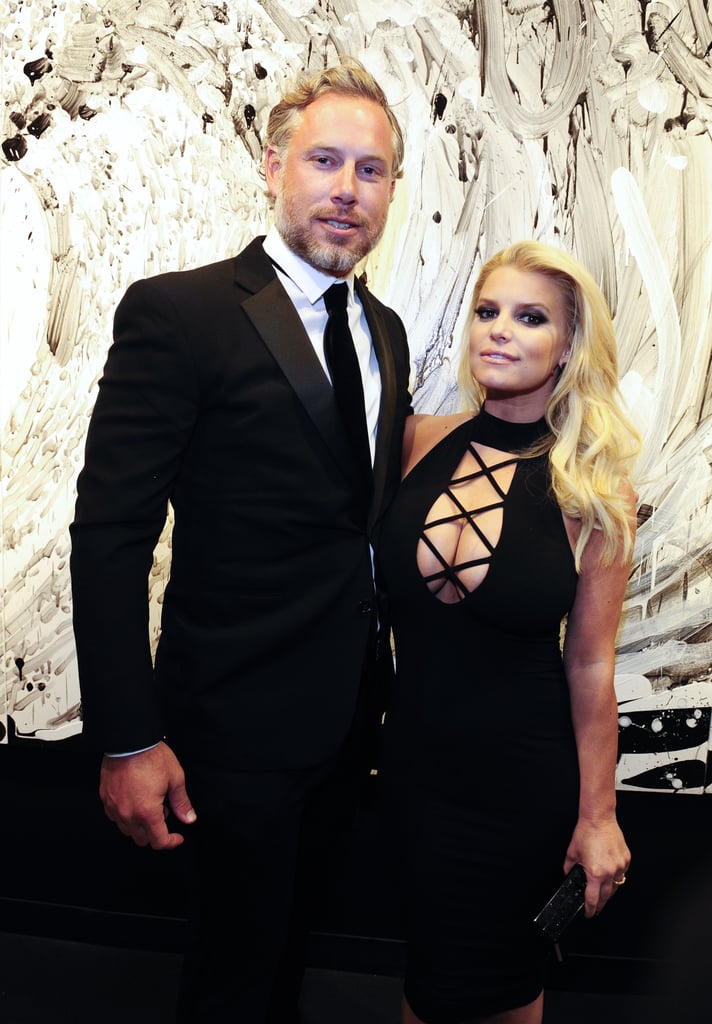 Jessica Simpson Eric Johnson Out at LA Gallery February 2016