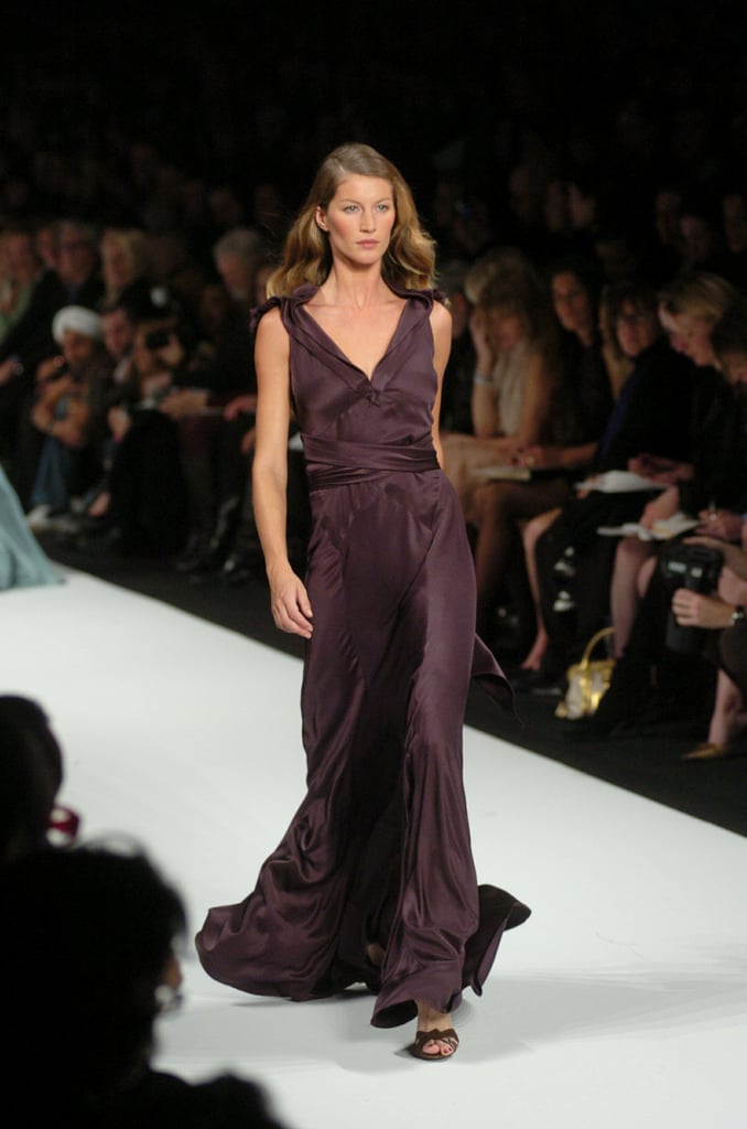 Gisele Bündchen on the Marc Jacobs Runway at New York Fashion Week Fall 2004