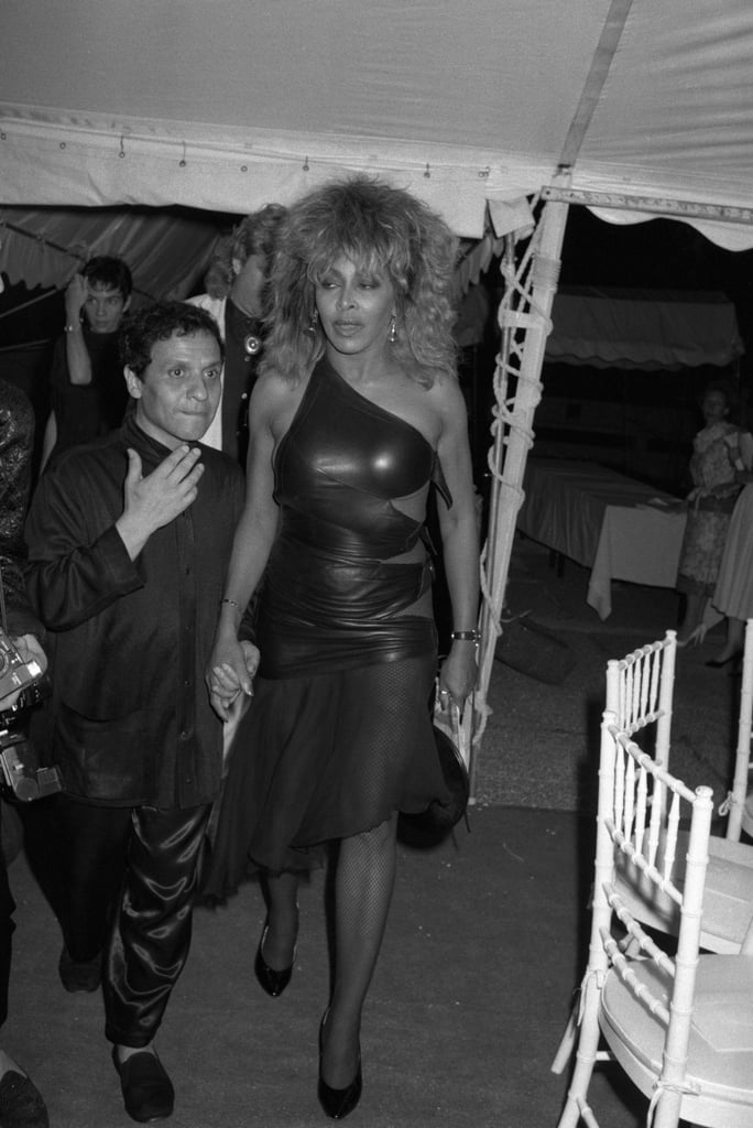Tina Turner and Azzedine Alaia at the French Gala in New York City