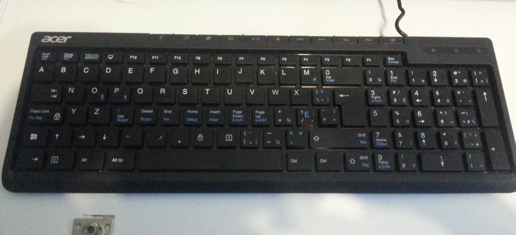 Alphabetize a keyboard.
