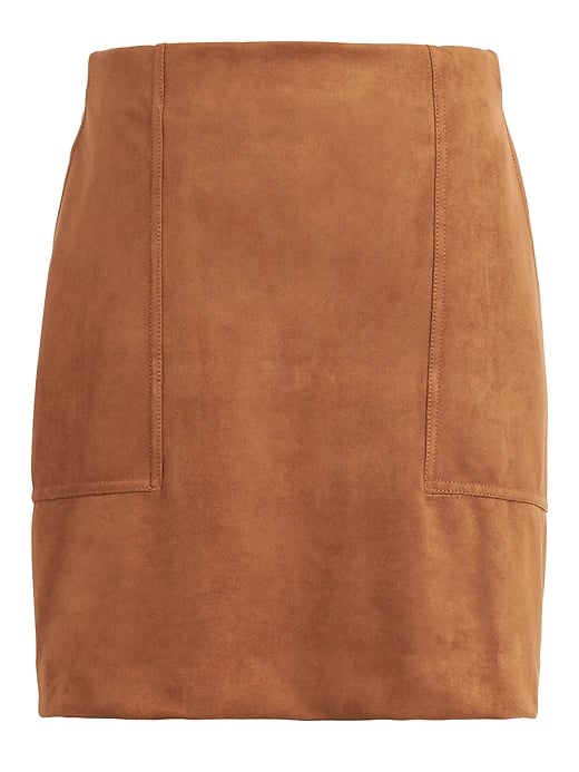 Vegan Suede Mini Skirt ($99)