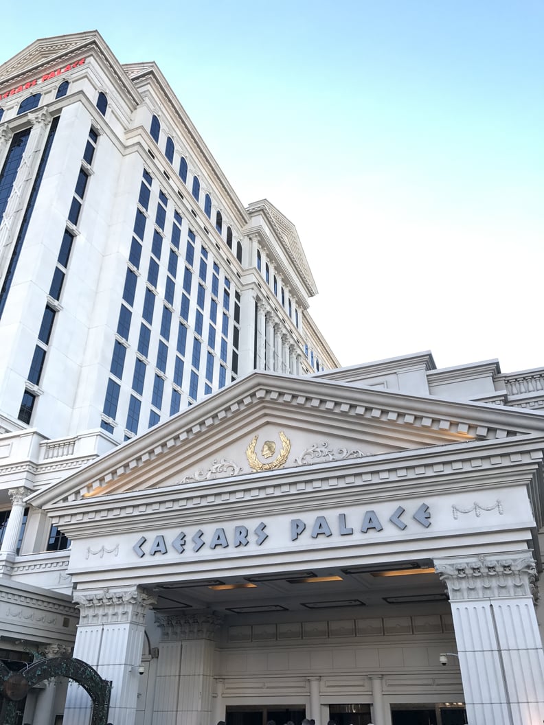 It's part of Caesars Palace, located right across from the main entrance to the hotel.
