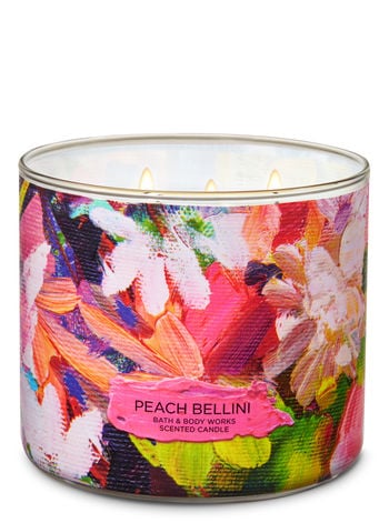 Bath & Body Works Peach Bellini 3-Wick Candle